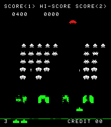 Space Invaders, the arcade video game designed by Toshihiro Nishikado in 1978.