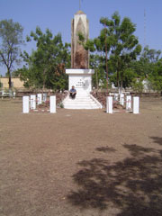 Monument to the deads of the city of Tambacounda